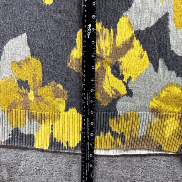 Loft Sweater Lot of 4 Stripes Floral Ladybug Pink Yellow Gray Size Large C131 - Picture 13 of 16